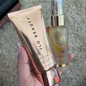 JLO Beauty Gel Cleanser and d'Alba Serum Set